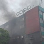 Hafeez Centre Lahore mein fire control, rescue teams site par active