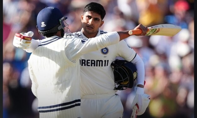 Gill ne as captain doosri century ke saath India ko sambhal Liya