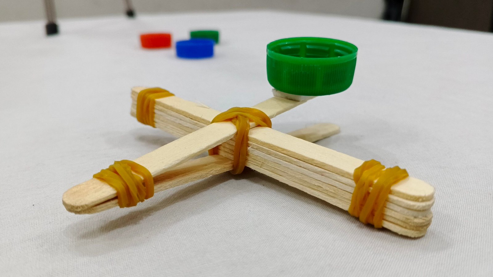 Potential Energy Stick Catapult Science Experiment