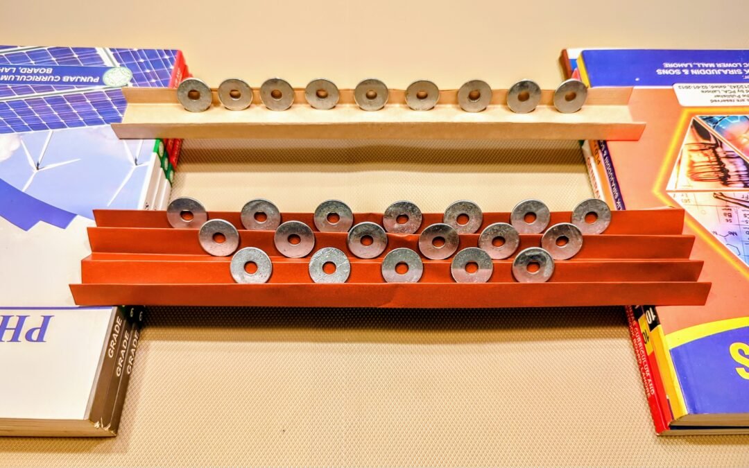 Accordion Shaped Paper Bridge Strength Experiment